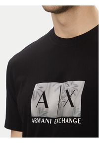 Armani Exchange T-Shirt XM000555 AF10358 UC001 Czarny Regular Fit. Kolor: czarny. Materiał: bawełna #4