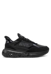 Karl Lagerfeld - KARL LAGERFELD Sneakersy KL64624 Czarny. Kolor: czarny. Materiał: zamsz, skóra