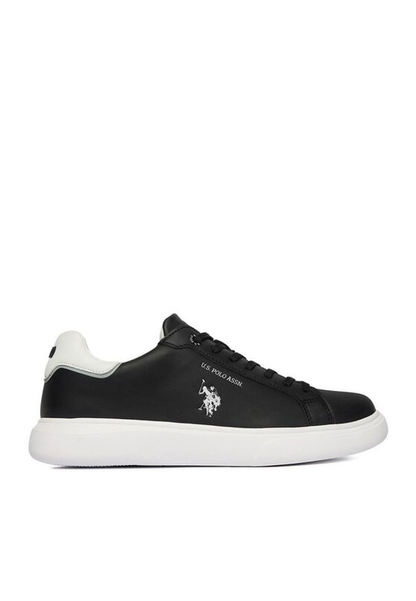 U.S. Polo Assn. Sneakersy EO-AUSTIN001M/6L1 Czarny. Kolor: czarny. Materiał: skóra, syntetyk
