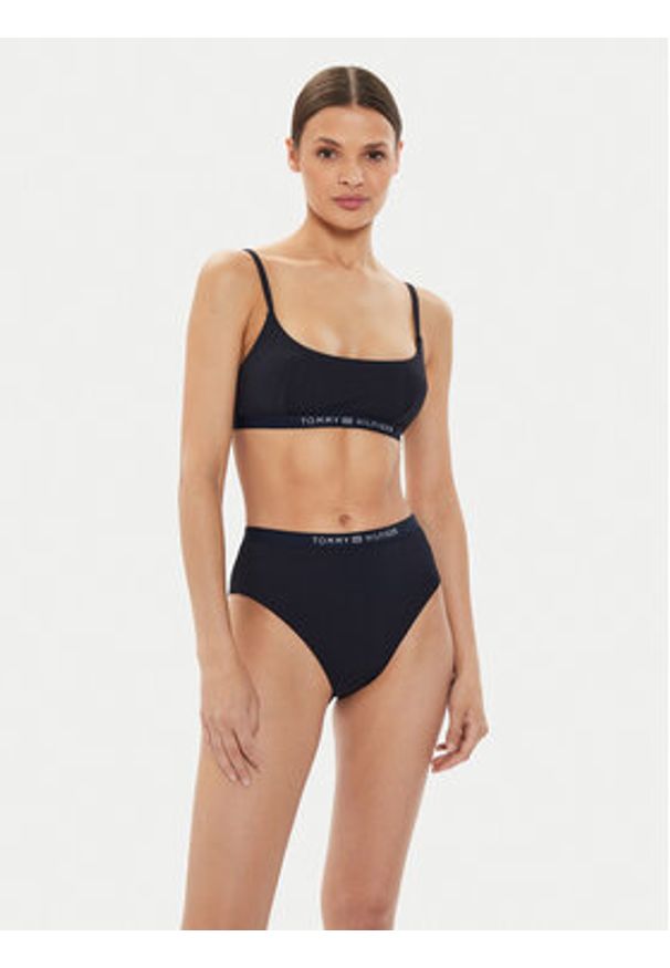 TOMMY HILFIGER - Tommy Hilfiger Dół od bikini UW0UW05261 Granatowy. Kolor: niebieski. Materiał: syntetyk