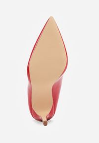 Born2be - Czerwone Lakierowane Klasyczne Szpilki Rorita. Okazja: do pracy, na co dzień, na spotkanie biznesowe. Nosek buta: szpiczasty. Kolor: czerwony. Materiał: lakier. Sezon: lato. Obcas: na szpilce. Styl: klasyczny #9
