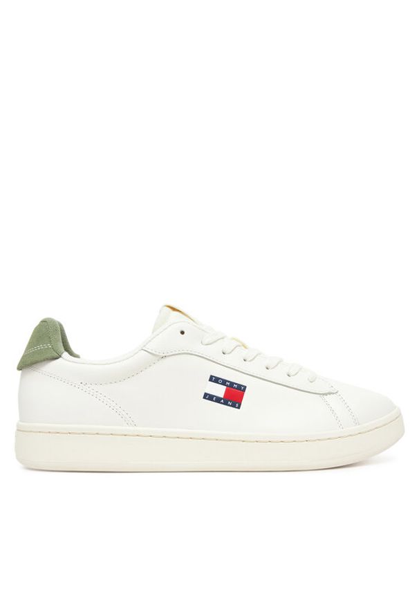 Tommy Jeans Sneakersy Archive '98 EM0EM01596 Biały. Kolor: biały. Materiał: skóra