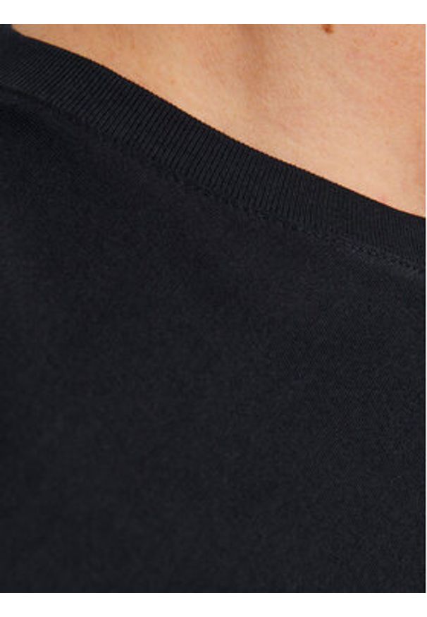 Jack & Jones - Jack&Jones T-Shirt Corp 12233999 Czarny Standard Fit. Kolor: czarny. Materiał: bawełna