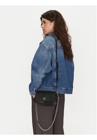 Calvin Klein Jeans Torebka K60K613049 Czarny. Kolor: czarny. Materiał: skórzane #5