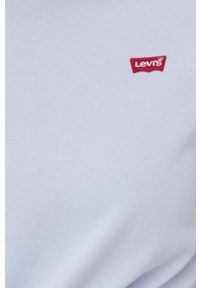 Levi's® - Levi's T-shirt bawełniany kolor fioletowy. Okazja: na spotkanie biznesowe, na co dzień. Kolor: fioletowy. Materiał: bawełna. Wzór: gładki. Styl: biznesowy, casual #3