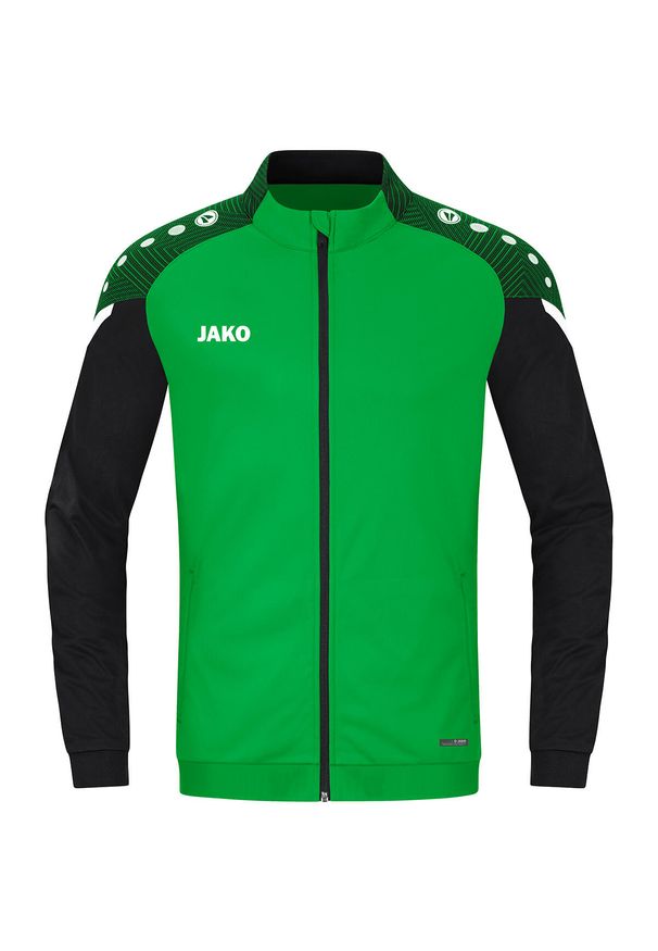Kurtka z dresu Jako Performance. Kolor: wielokolorowy, czarny, zielony. Materiał: dresówka. Styl: sportowy