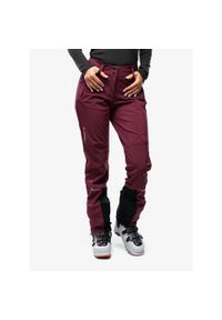 Spodnie softshell damskie Vaude Larice Pants IV. Kolor: czerwony. Materiał: softshell