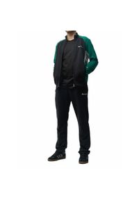 Champion - Dres Logo Rozmiar M Czarny - 219944-KK002. Kolor: zielony. Materiał: dresówka