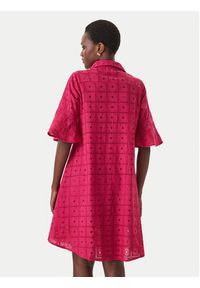 Iconique Sukienka letnia Romina IC26-039 Różowy Regular Fit. Kolor: różowy. Materiał: bawełna. Sezon: lato #5