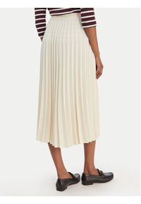 TOMMY HILFIGER - Tommy Hilfiger Spódnica plisowana WW0WW48538 Écru Regular Fit. Materiał: syntetyk #5