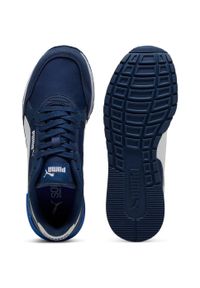 Adidasy Puma St Runner V4 Nl Jr, Dla obu płci. Kolor: niebieski. Materiał: skóra ekologiczna, materiał. Sport: fitness