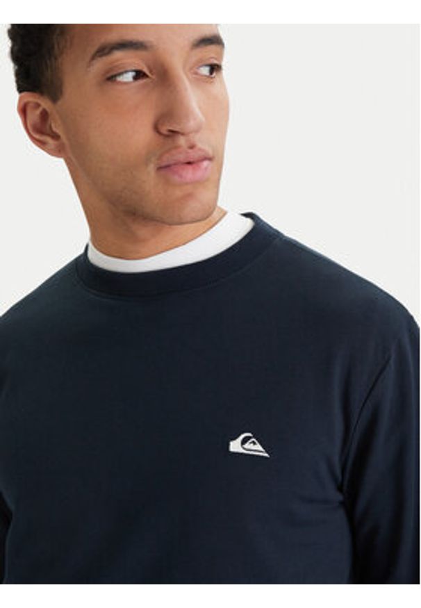 Quiksilver Bluza EQYFT04953 Granatowy Regular Fit. Kolor: niebieski. Materiał: syntetyk