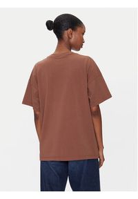 ViCOLO T-Shirt RD0119 Brązowy Regular Fit. Kolor: brązowy. Materiał: bawełna #5