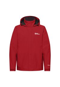 Kurtka uniwersalna męska Jack Wolfskin Trailtime. Typ kołnierza: kaptur. Kolor: czerwony. Materiał: syntetyk