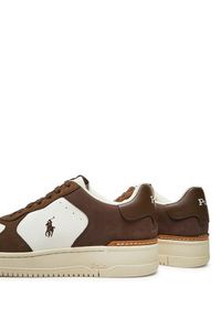 Polo Ralph Lauren Sneakersy Masters Court 809955690003 Brązowy. Kolor: brązowy. Materiał: skóra #7