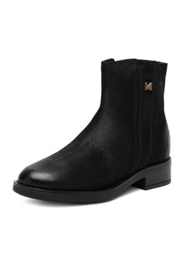 MEXX Botki CEO-MX/032C-WI23 Czarny. Kolor: czarny. Materiał: nubuk, skóra