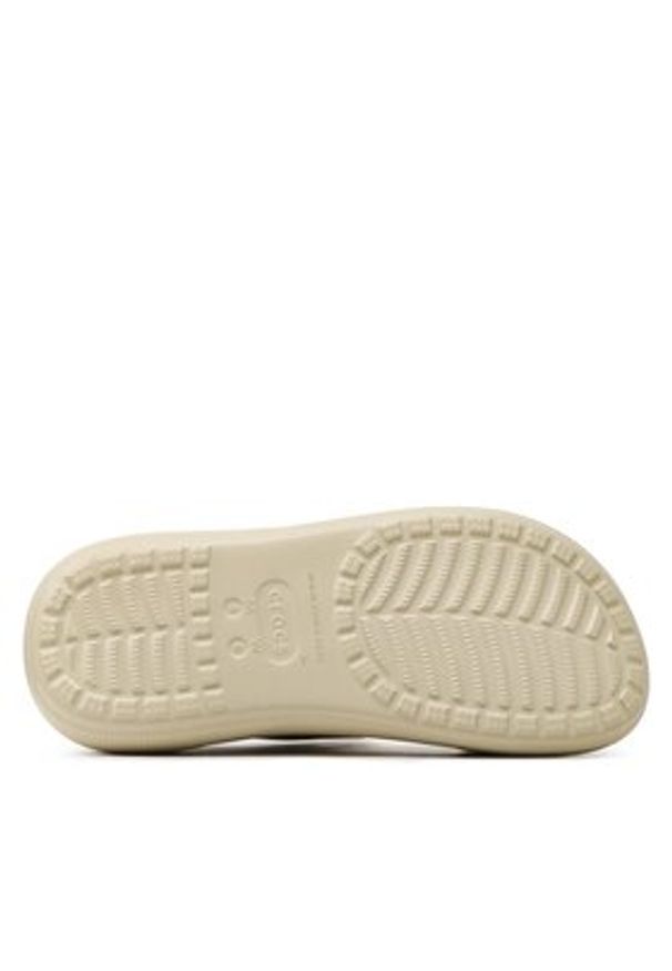 Crocs Klapki Classic Crush Sandal 207670 Beżowy. Kolor: beżowy