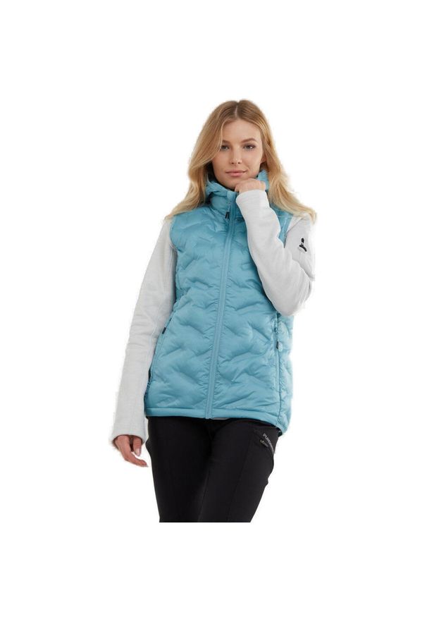 FUNDANGO - Kamizelka Fundango Alsea. Kolor: niebieski. Materiał: poliester, materiał