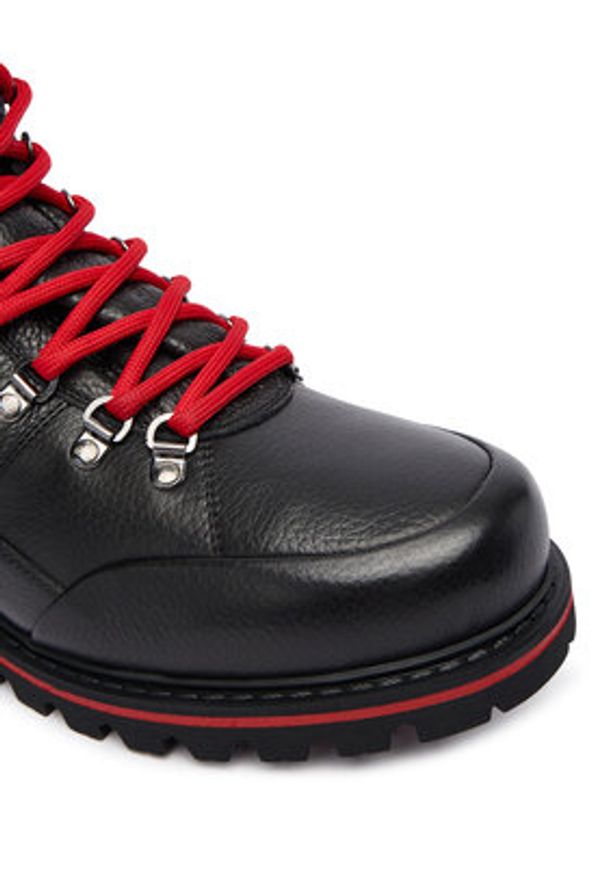 Bogner Trapery Helsinki S 26 12546833 Czarny. Kolor: czarny. Materiał: skóra