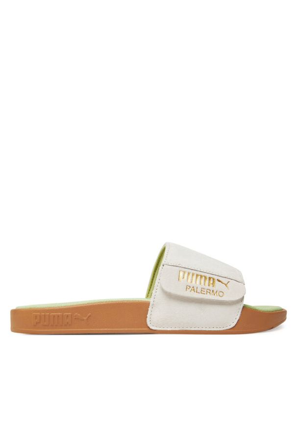 Puma Klapki Leadcat 2.0 Palermo Foil 399041 06 Szary. Kolor: szary. Materiał: zamsz, skóra