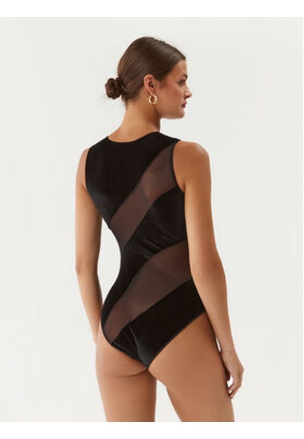Undress Code Body Night Creature 417 Czarny Slim Fit. Kolor: czarny. Materiał: syntetyk