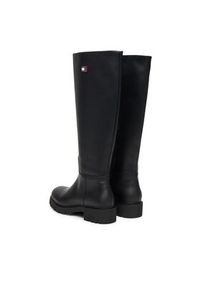 Tommy Jeans Kozaki Tjw Stretchy Long Shaft Boot EN0EN02828 Czarny. Kolor: czarny. Materiał: skóra #3