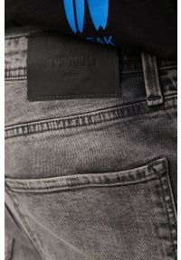 PRODUKT by Jack & Jones - Produkt by Jack & Jones szorty jeansowe męskie kolor szary. Kolor: szary. Materiał: jeans