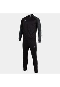 Dres do piłki nożnej dla dzieci Joma Boy Eco championship. Kolor: czarny, brązowy, wielokolorowy, szary. Materiał: dresówka. Styl: sportowy