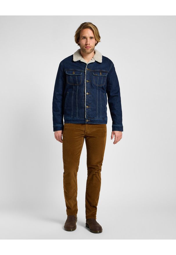 Lee - LEE MĘSKIE SPODNIE SZTRUKSOWE DAREN ZIP FLY BUFFALO 112355814 L707008538