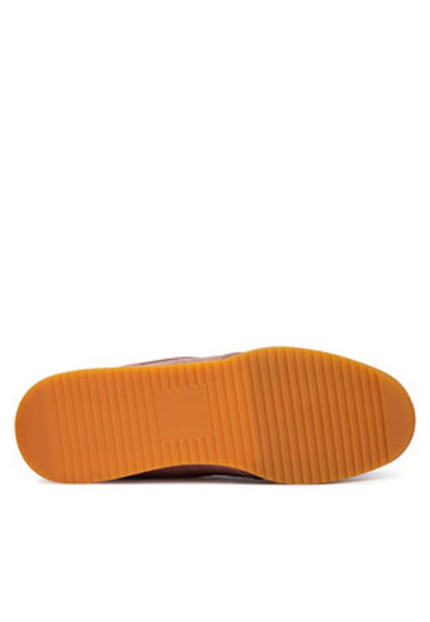 Calvin Klein Sneakersy Low Pro Runner Refl Mesh Sue HW0HW03100 Brązowy. Kolor: brązowy. Materiał: skóra, zamsz