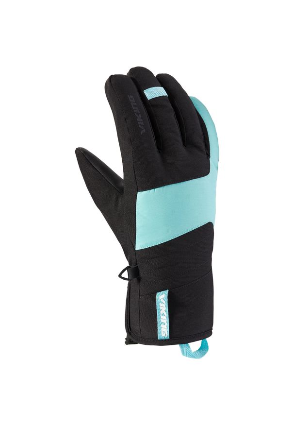 Rękawice narciarskie i snowboardowe damskie Viking Espada. Kolor: czarny, niebieski, wielokolorowy. Sezon: zima. Sport: snowboard, narciarstwo