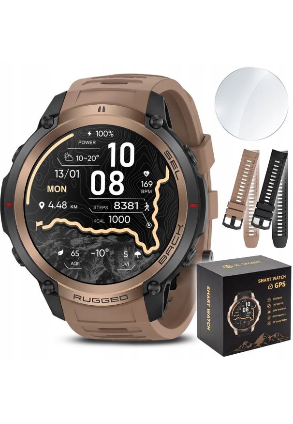 Smartwatch JG Smart SMARTWATCH MĘSKI SMART WATCH ZEGAREK GPS AMOLED ROZMOWY WODOODPORNY MENU PL. Rodzaj zegarka: smartwatch