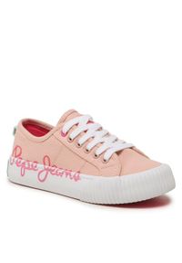Pepe Jeans Sneakersy Ottis Log G PGS30577 Różowy. Kolor: różowy. Materiał: materiał #1