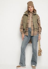 Born2be - Niebieskie Jeansy o Kroju Dzwonów z Regularnym Stanem Setva. Okazja: na co dzień. Kolor: niebieski. Styl: casual, elegancki #3