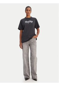 Hugo - HUGO T-Shirt Vintage 50561164 Czarny Relaxed Fit. Kolor: czarny. Materiał: bawełna. Styl: vintage #2