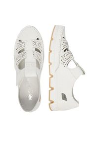 Rieker Półbuty CEO-49958-81 Biały. Kolor: biały. Materiał: skóra #7