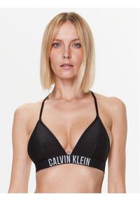 Calvin Klein Swimwear Dół od bikini KW0KW02016 Czarny. Kolor: czarny. Materiał: syntetyk