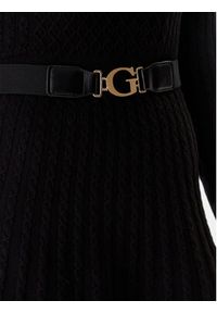 Guess Sukienka dzianinowa W5BK68 Z2YJ2 Czarny Slim Fit. Kolor: czarny. Materiał: syntetyk #3