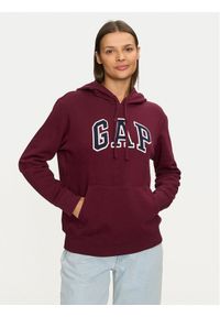 GAP - Gap Bluza 463506-02 Bordowy Regular Fit. Kolor: czerwony. Materiał: bawełna #1