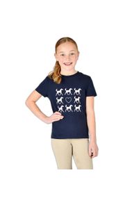 DUBLIN - Koszulka dla dzieci Dublin Tilly. Kolor: niebieski. Sport: jeździectwo #2