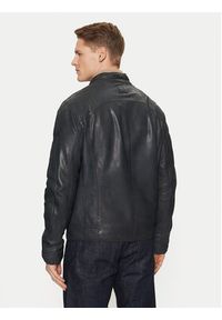 Milestone Kurtka skórzana Winston 511099 60600 Granatowy Regular Fit. Kolor: niebieski. Materiał: skóra #5