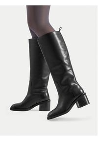 Gino Rossi Kozaki WGA3329-1Z Czarny. Kolor: czarny. Materiał: skóra #4