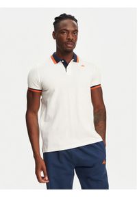 Robe di Kappa Polo Atsushi 611255W Écru Regular Fit. Typ kołnierza: polo. Materiał: bawełna