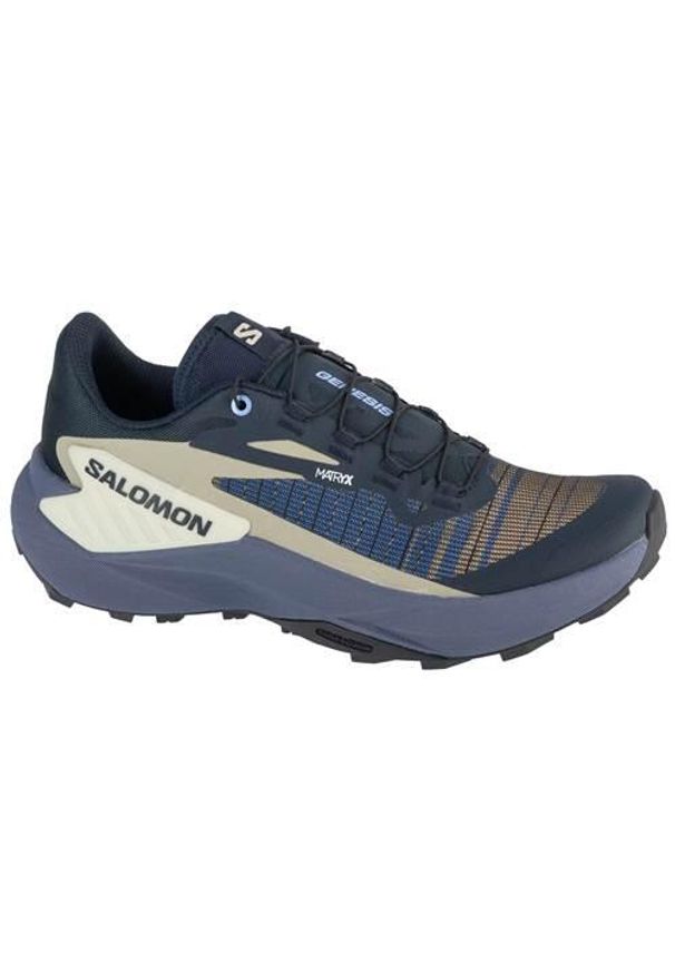 salomon - Buty do biegania damskie Salomon Genesis. Kolor: wielokolorowy. Materiał: materiał, syntetyk. Szerokość cholewki: normalna