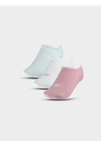 4f - 4F Skarpety casual stopki (3-pack) damskie - multikolor 35-38. Kolor: wielokolorowy. Materiał: bawełna, włókno, materiał, poliamid