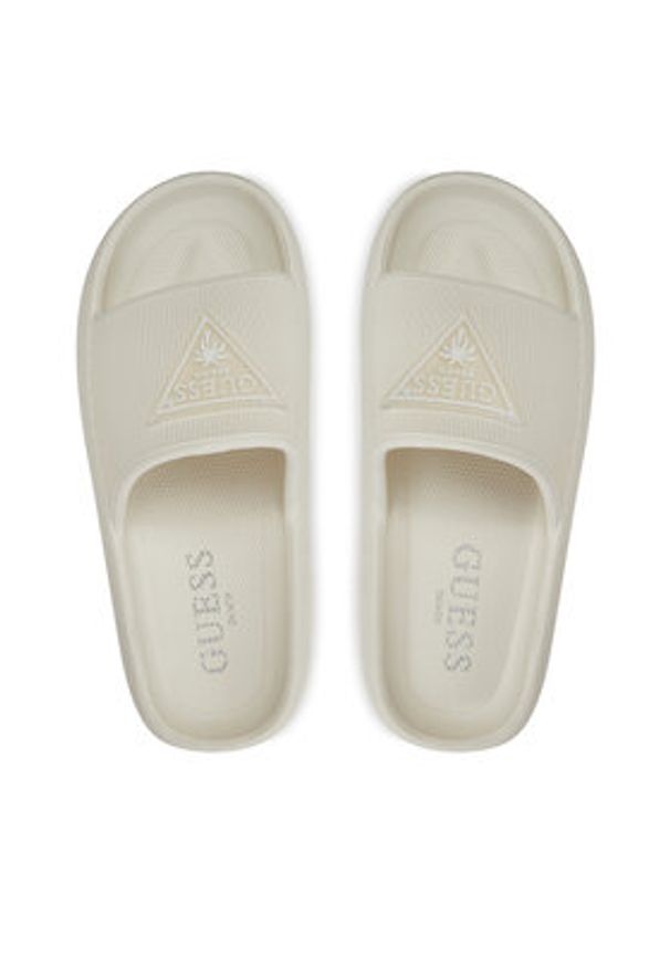 Guess Klapki E4GZ27 WG5X0 Biały. Kolor: biały