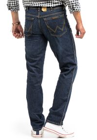 Wrangler - WRANGLER REGULAR FIT MĘSKIE SPODNIE JEANSOWE DARK USED W10I22H10 #2