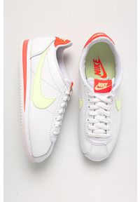 Nike Sportswear - Buty skórzane Classic Cortez. Nosek buta: okrągły. Zapięcie: sznurówki. Kolor: biały. Materiał: skóra. Model: Nike Cortez #3