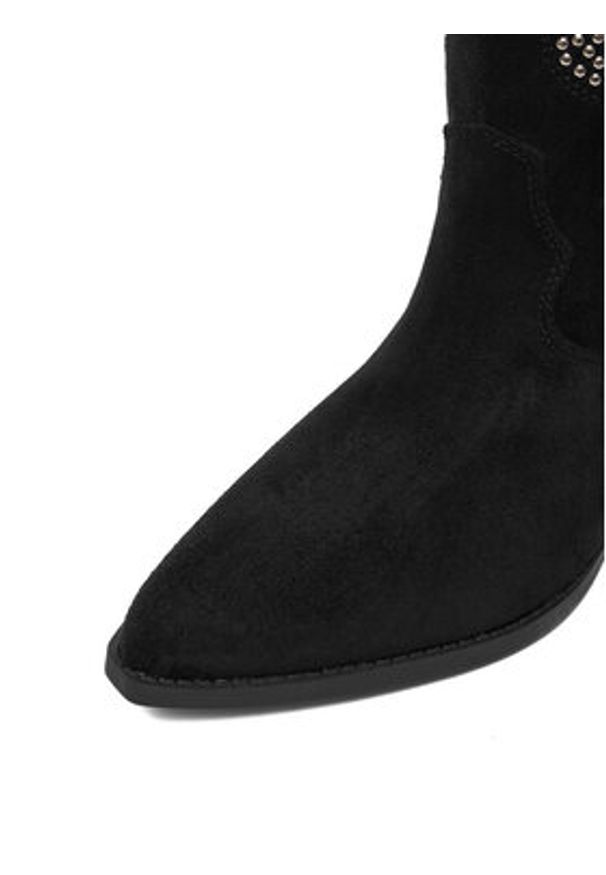 DeeZee Kowbojki CEO-R25AW09079 Czarny. Kolor: czarny. Materiał: materiał