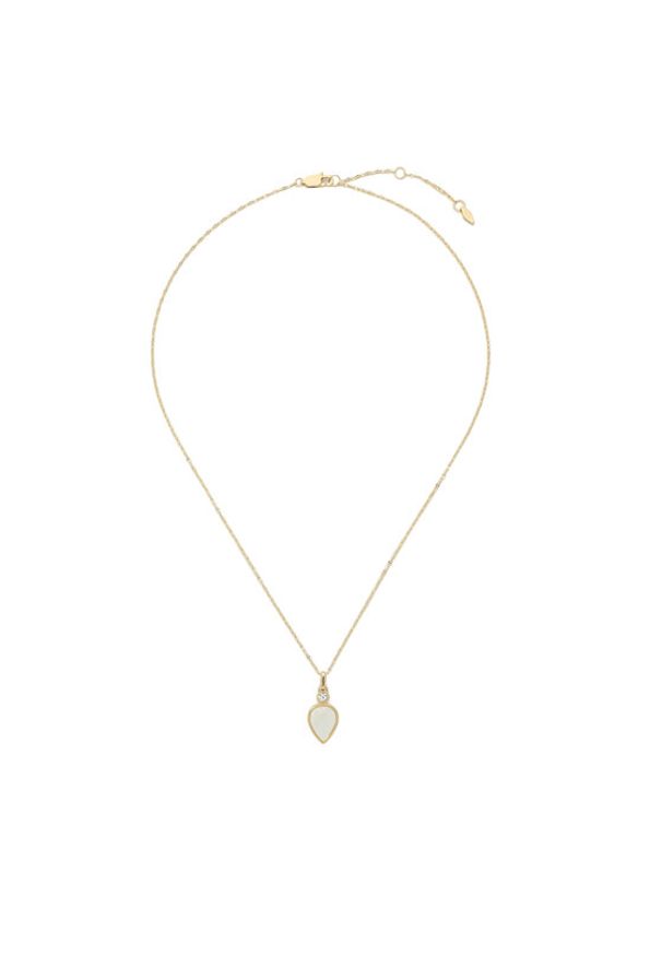 Fossil Naszyjnik JF04248710 Złoty. Materiał: metalowe. Kolor: złoty